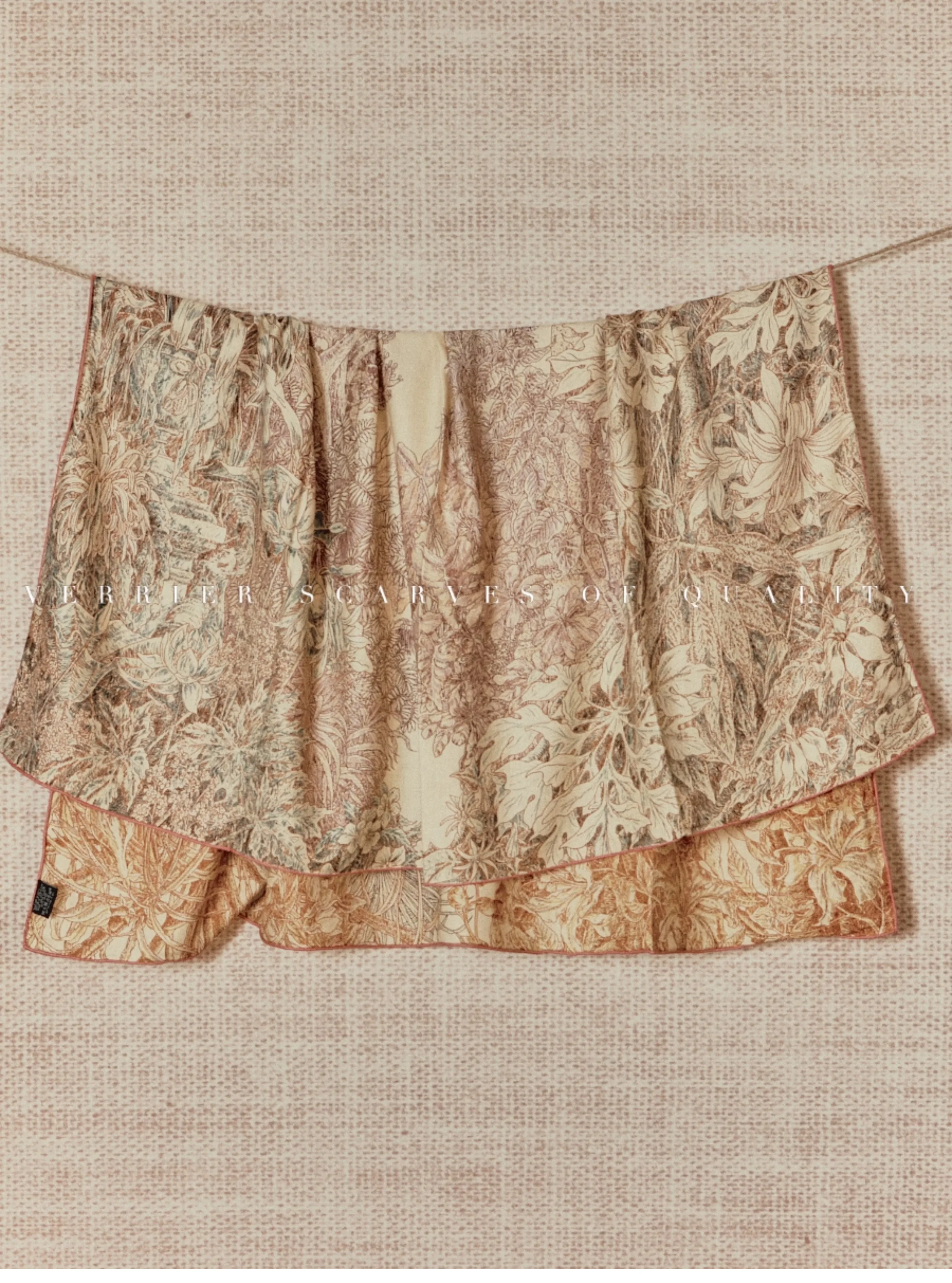 

AB Faced Print 135CM Scarfs Winter Large Shawls Hand Rolled Edges Bandana Bag Scarves Christmas Gift Luxury Clothing Accessories