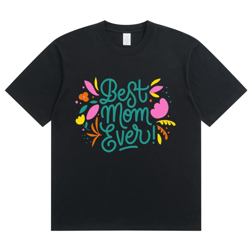 Summer New Best Mam Happy Mothers' Day Fashion Sports Women's T-Shirt Harajuku Graphic Clothing Women's Top,Drop Ship