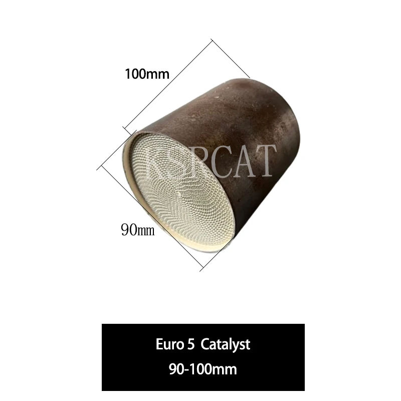 

400cpsi Euro 5 Catalytic converter core 90*100mm honeycomb catatlyst effectively Effectively catalyzes exhaust gas