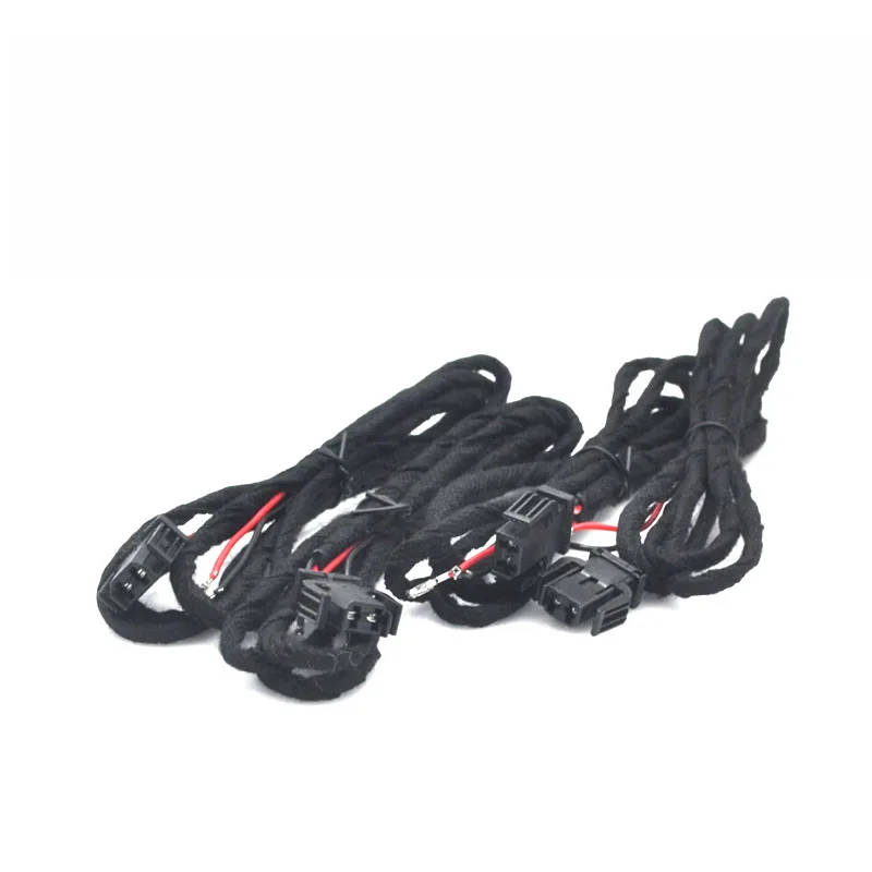 4x Retrofit Door waring light Cable harness For A4 B8 A6 A3 8p 8v Q7 A8 q5