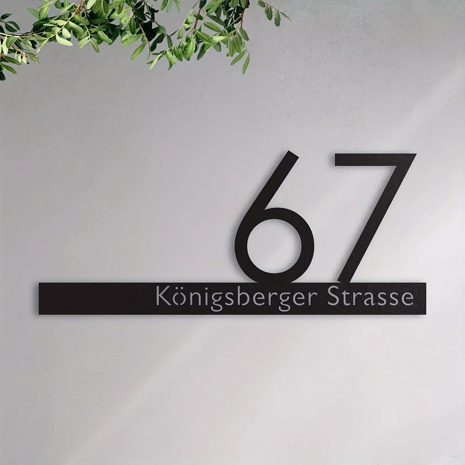 Custom Metal Address Sign with Texts. Outdoor Metal Sign, House Number, Modern Address Sign, Front Porch Wall Art, Holiday Gifts