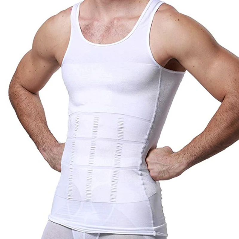 Slimming Vest Men\'s Slimming Underwear Body Shaper Waist Cincher Corset Men Shaper Vest Body Slimming Tummy Belly Body Shapewear