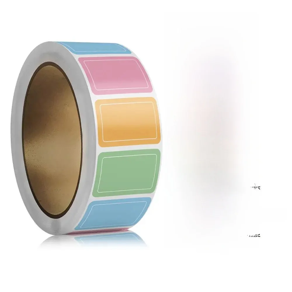 800 stuks stickers kleurrijke labelstickers waterdicht zelfklevend logo handgeschreven naam naamstickers indexstickers - afbeelding 2