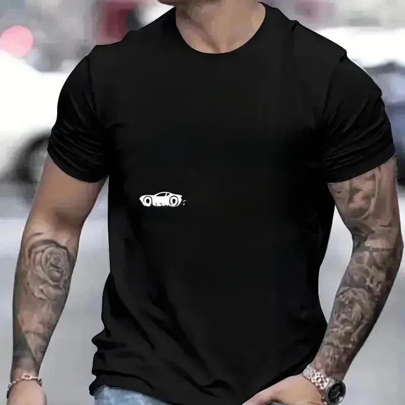 Rzeczy, które robię w wolnym czasie Zabawna koszulka dla mężczyzn Miłośnik samochodów Tshirty Odzież dla entuzjastów samochodów Zabawna koszulka z krótkim rękawem Tata Homme — zdjęcie 2