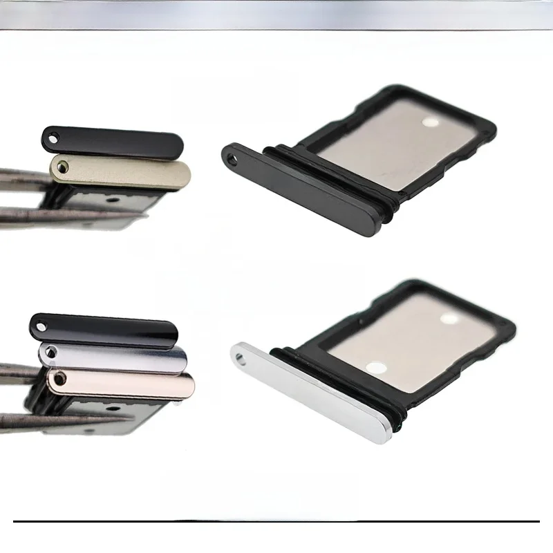 Pour Google Pixel 7 Pro 7Pro emplacement de prise de carte SIM support de plateau Sim noir obsidienne blanc citronnelle jaune réparation pièces de rechange