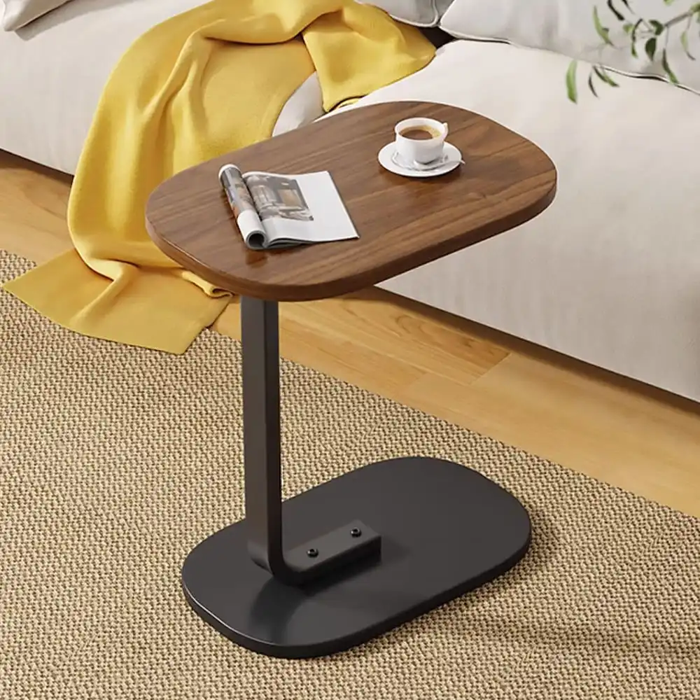 طاولة جانبية بيضاوية لغرفة المعيشة، حامل سرير شوبا، طاولة شاي، سرير متحرك داخلي، مساعد للتفاوض