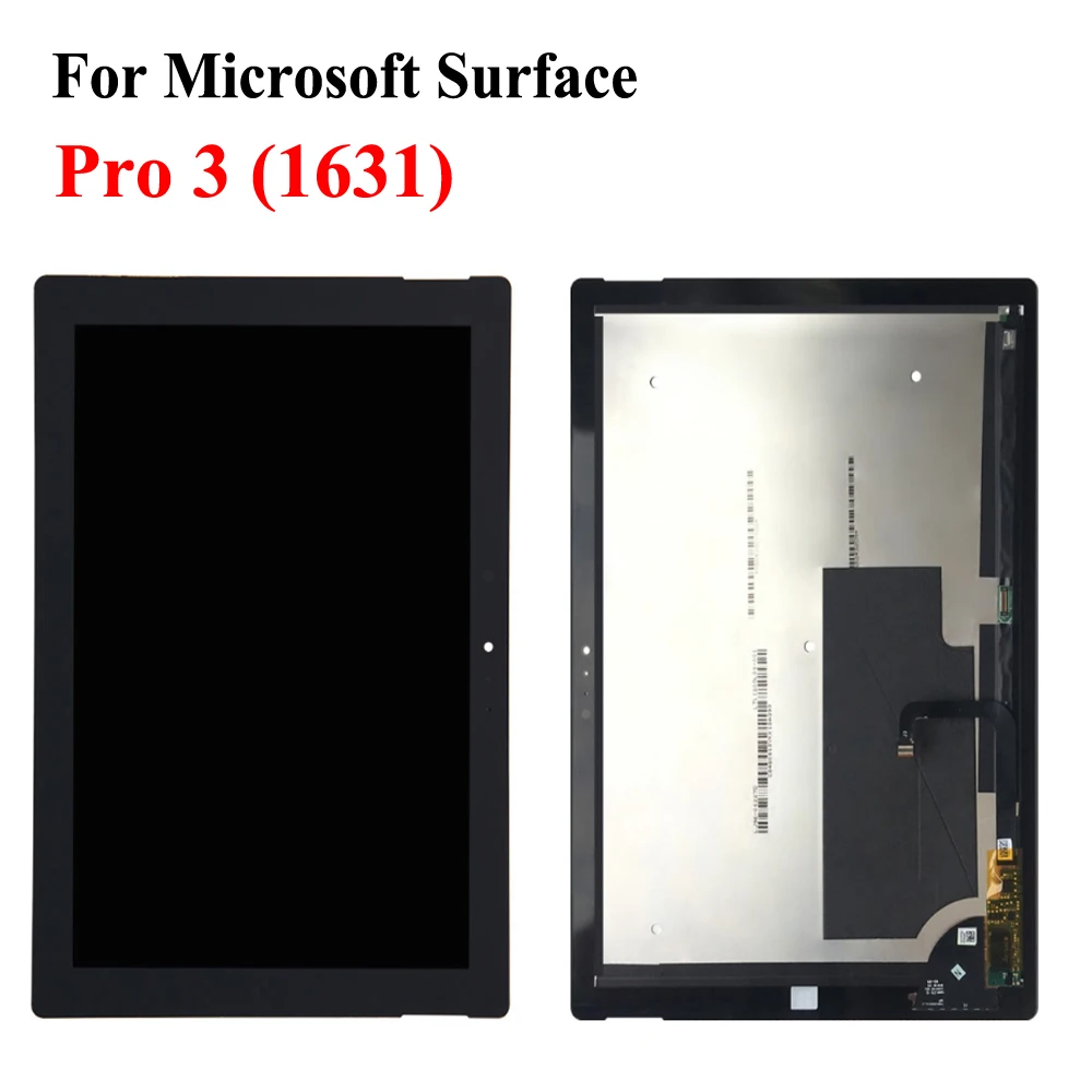 Imagem -03 - Conjunto do Digitalizador da Tela Táctil do Visor Lcd Microsoft Surface Pro 1631 Pro 1724 Pro 1796 Aaaaa +++++++