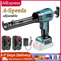 21V Lithium-ion Electric Glue gun 4 Speeds Glass Glue Blocking Gun Battery Cordless Door And Window Electric Sewing Glue Tools