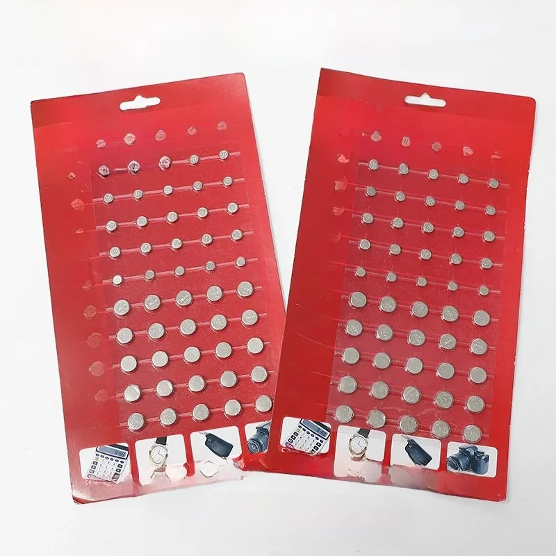50 pièces 1.55V AG13 pile LR44 L AG1 AG3 AG4 AG10 AG12 SR44 piles bouton A76 LR1154 GP7 pile pièce montre jouets batterie à distance