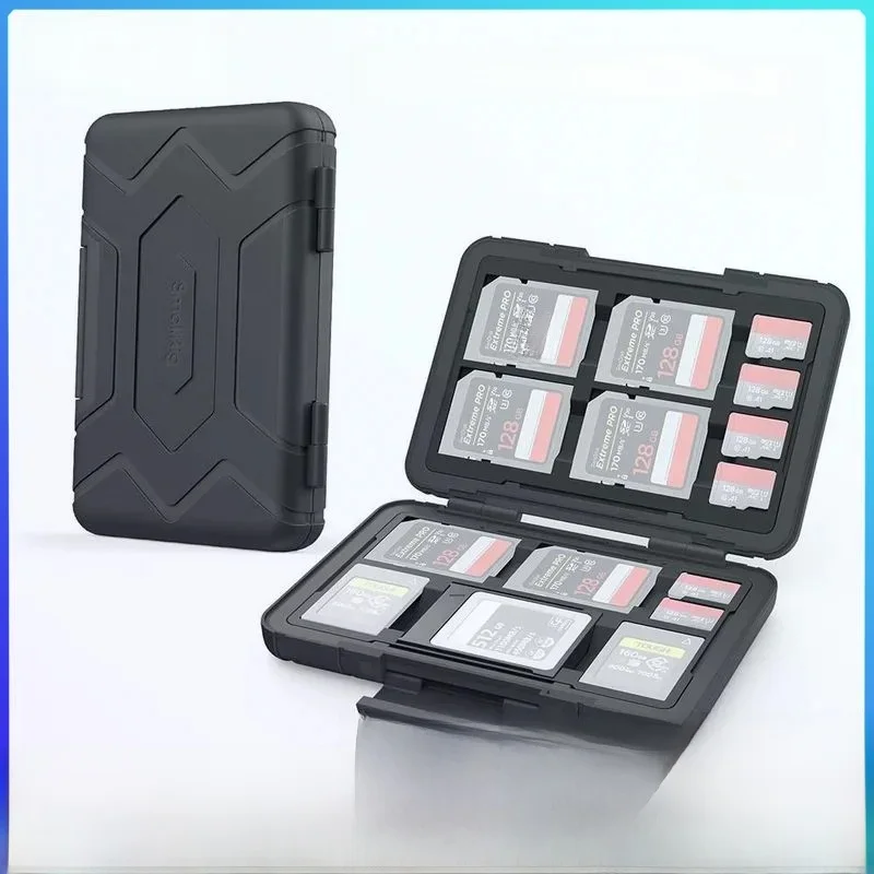 SmallRig Uchwyt na kartę SD Etui na kartę pamięci 15 gniazd Wodoodporny do karty SD Karta Micro SD Karta XQD Aparat DSLR Rig 3192 — zdjęcie produktu 7