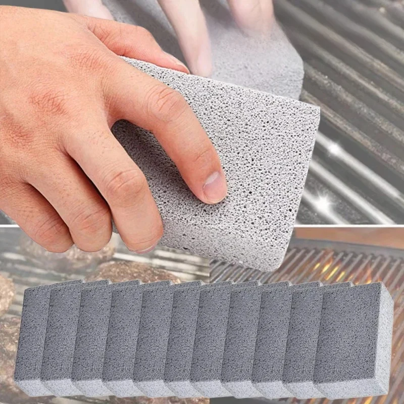 Briques de nettoyage de gril de barbecue, brosse ponce de nettoyage résistante à la chaleur, puissant dissolvant de taches, outils de nettoyage, 1 à 20 pièces