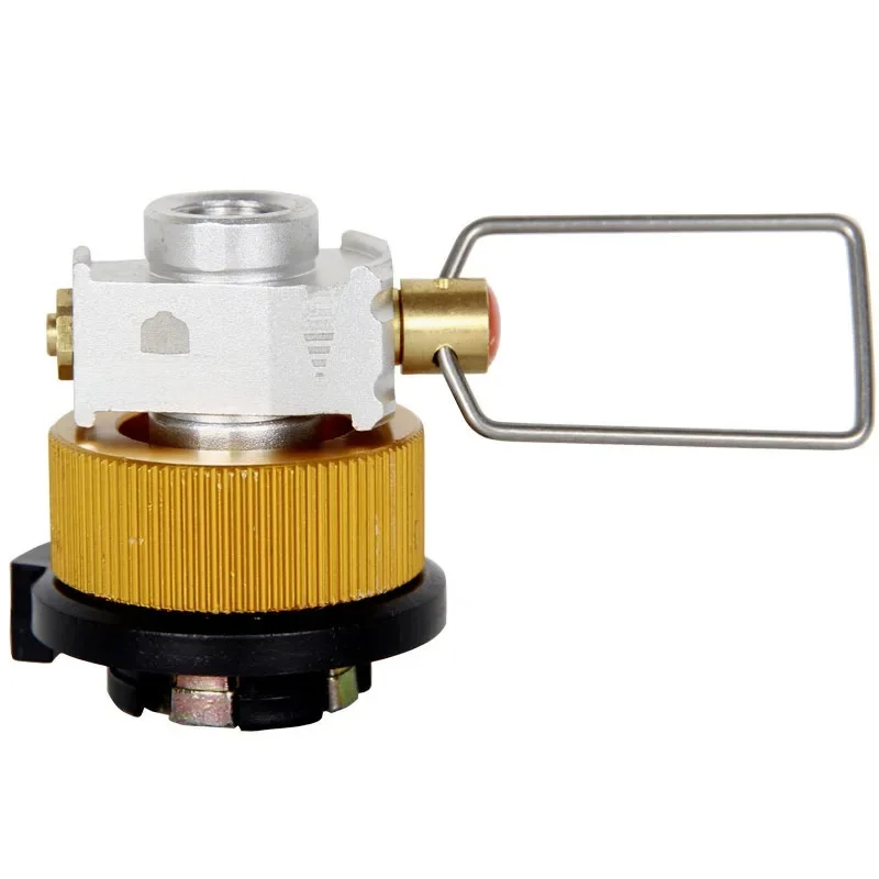 Camping en plein air économiseur de gaz Plus convertisseur de gaz manette de vitesse recharge adaptateur de Conversion de réservoir plat adaptateur de gaz de Camping Valve