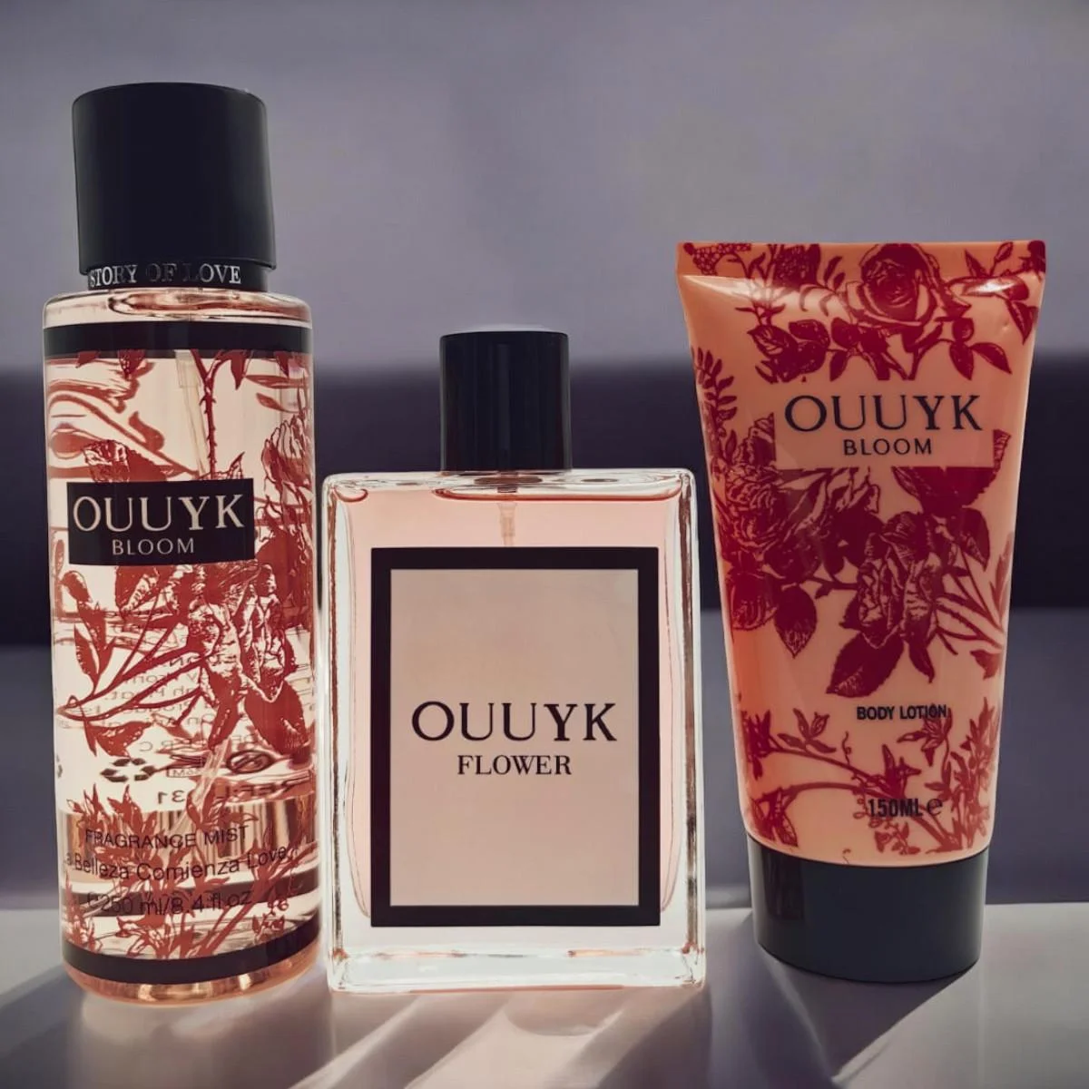 Conjunto De Perfume Eau De Toilette Para Mujer Y Hombre OUUYK Aroma Floral Duradero Esencia Masculina Femenina Ideal Para Oficina Fiesta Vacaciones