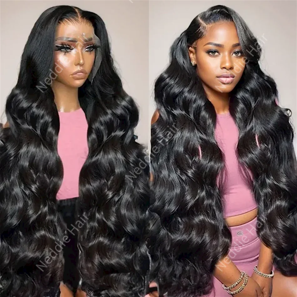 

13x6 Hd Body Wave Glueless Wig Human Hair Transparent Lace Frontal Wigs For Women 40 Inch Brazilian Remy Choice Wavy Cheap Wig