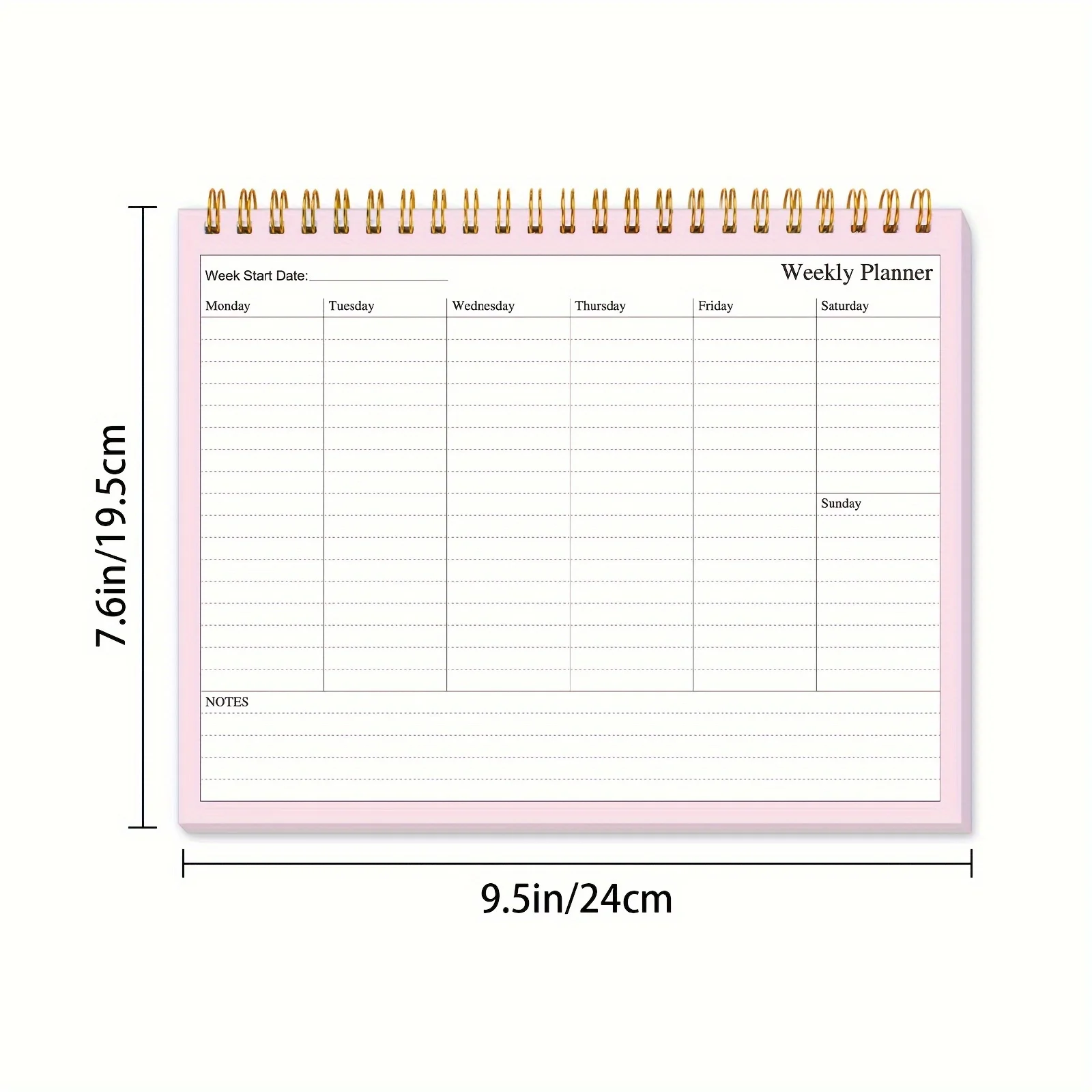 Weekly Planner Notepad To Do List Pad With 52 Tear-off Sheets Weekly Calendar Desk Pad For Home Office Maximizing Productivity