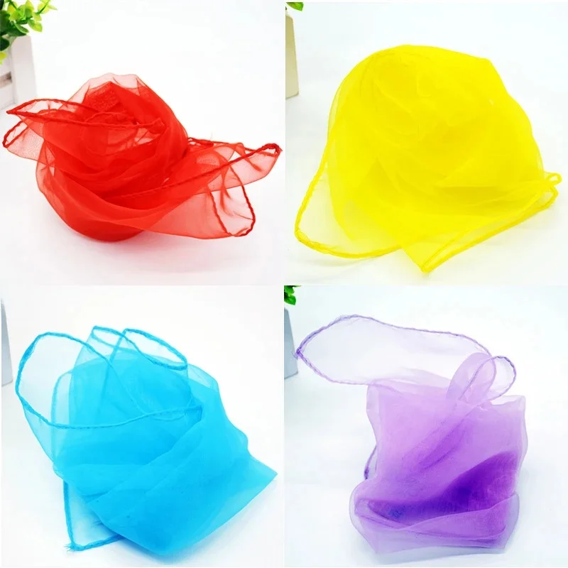 Écharpe carrée de performance pour filles, petites écharpes monochromes, écharpe de cou de danse pour enfants, bandana pour documents bonbons