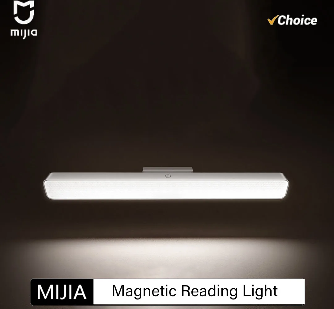 New MIJIA Magnetic Reading Lamp 36cm Extended Lamp Head Ra90 2000mah Uniform Light Adjustable Lamp Head Three Gears 150lm