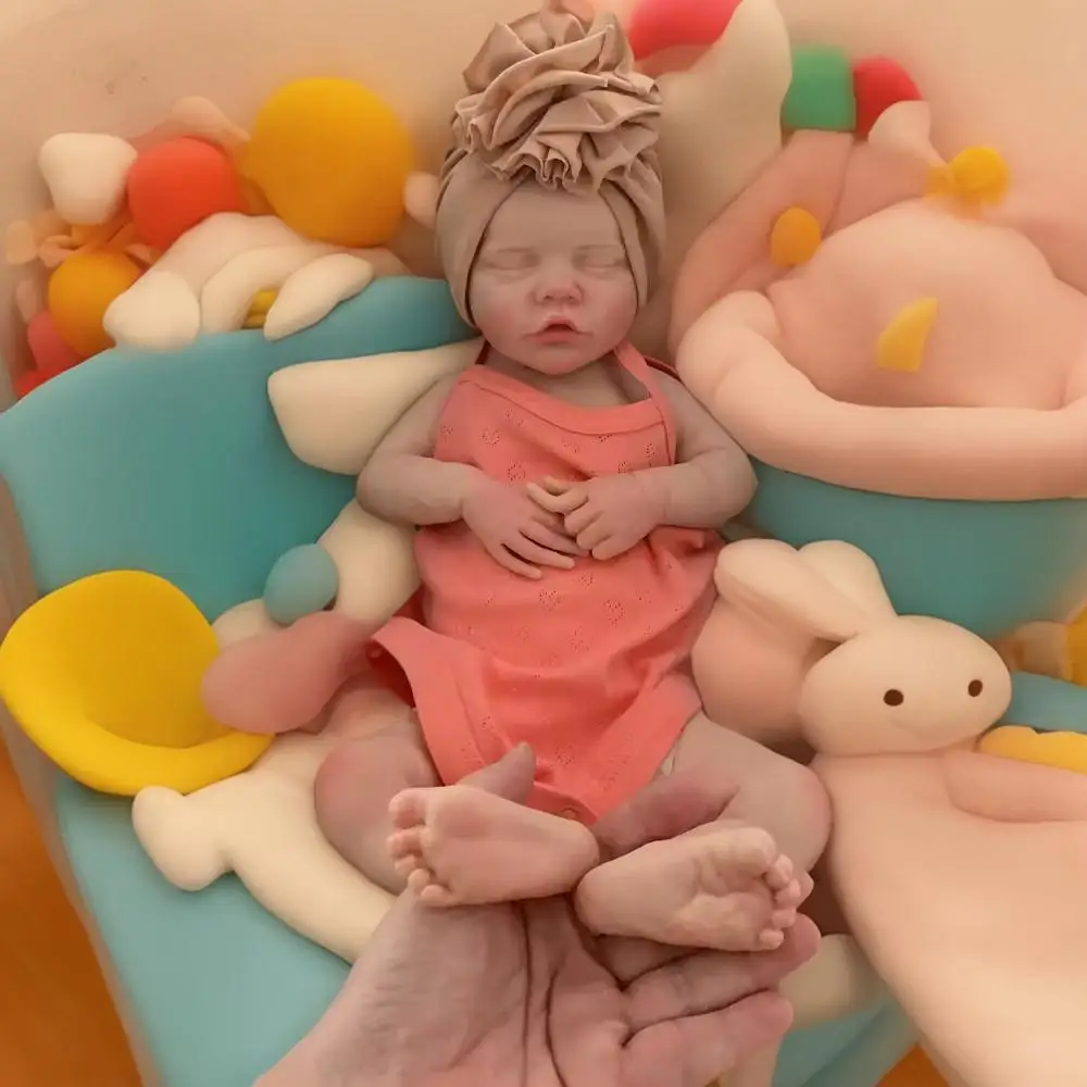 

17 Inch Reborn Baby Doll Handmade Painted Soft Touch Bebe Newborn Doll Muñeca Spain Rebirth Toys Christmas Gift