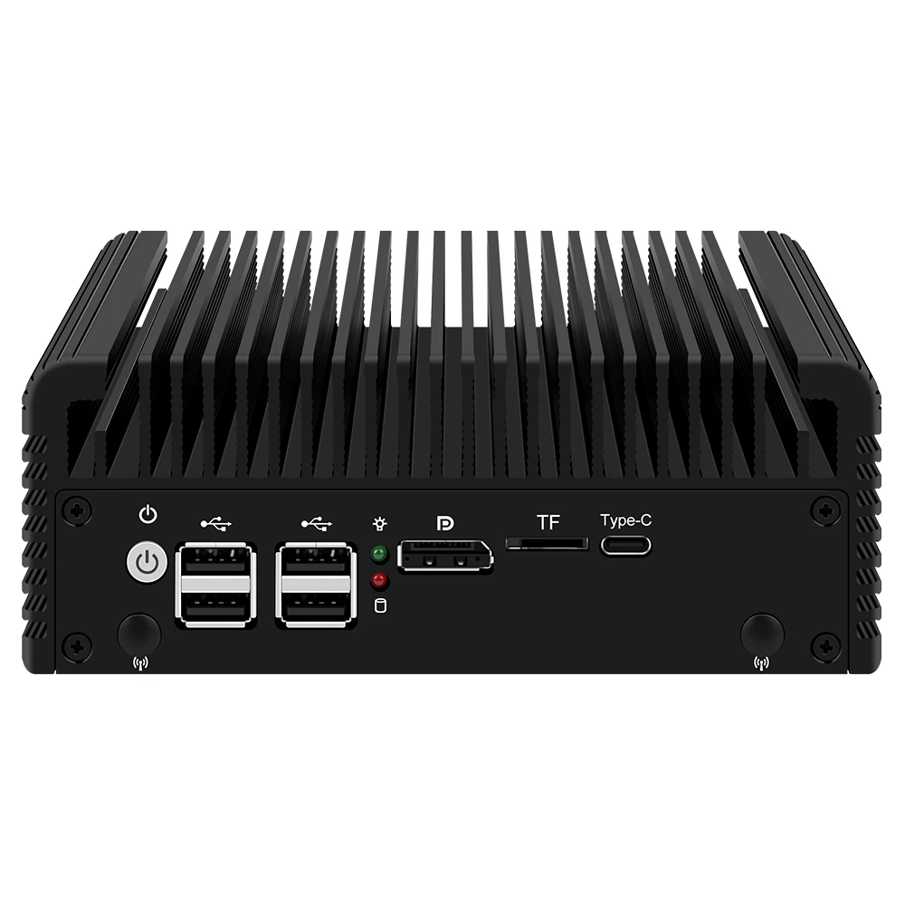 Micro Firewall Appliance, Mini-PC, VPN, Router-PC, Intel Erle Lake-n 12. Generation n100 rj42 4x2,5 gbe I226-V 2 x HDMI DP TF, Typ C.