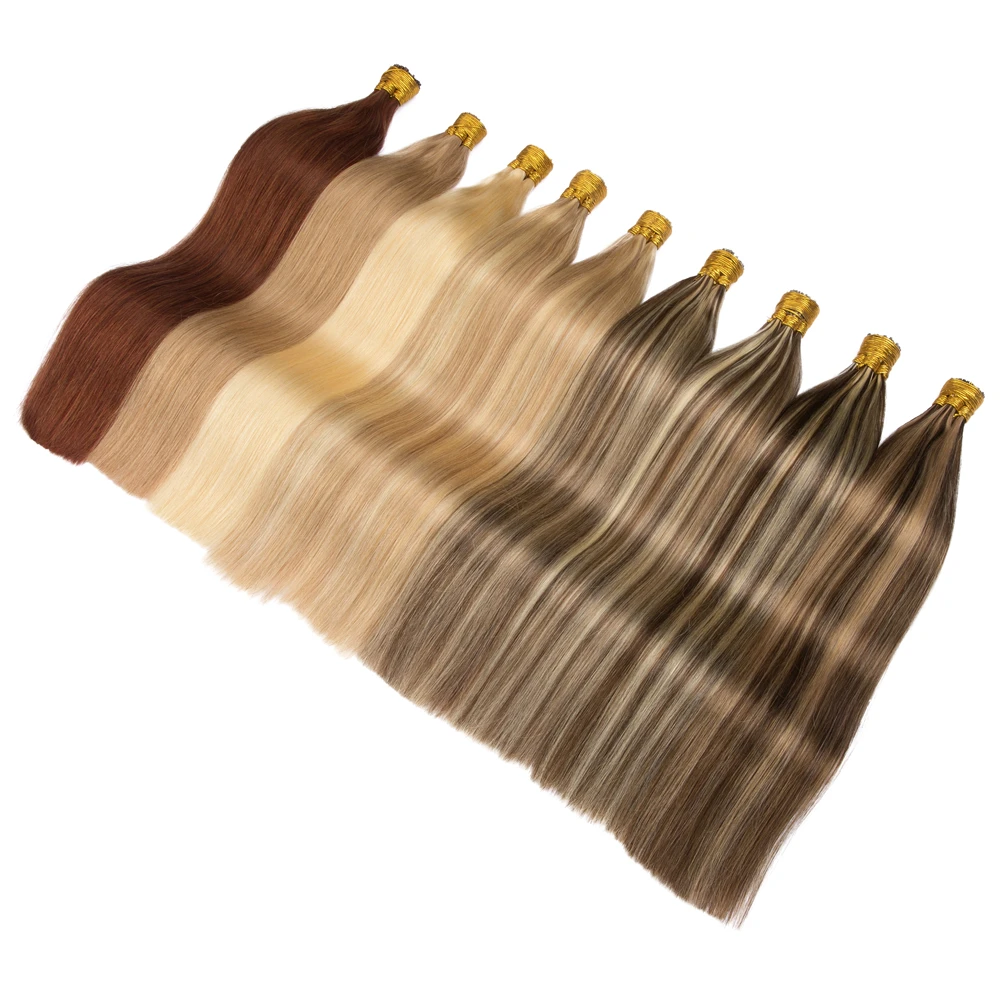 I Tip Hair Extension Straight Human Hair Extensions 40g/50g/ Set Capsule Keratin Natural Fusion Human Hair Extension 12-26inch