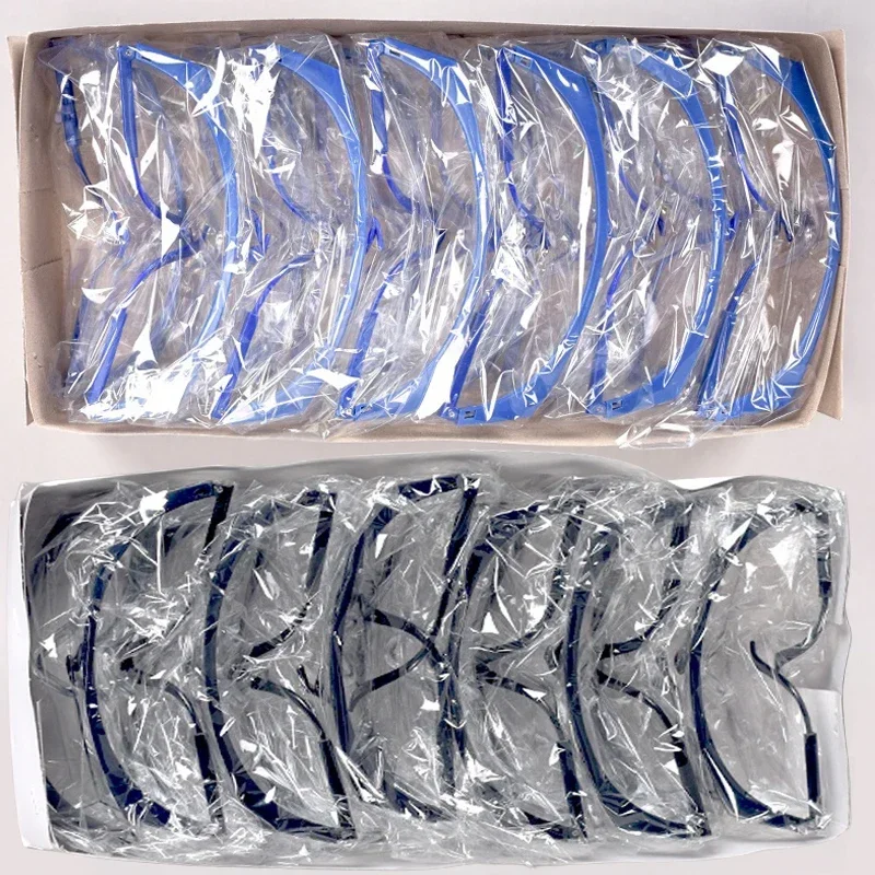 AliExpress NONE 12pcs Anti-Splash Work Safety Glasses Eye Protecting Lab Goggles Protective Industrial Wind Dust Proof Goggles Cycling Glasse