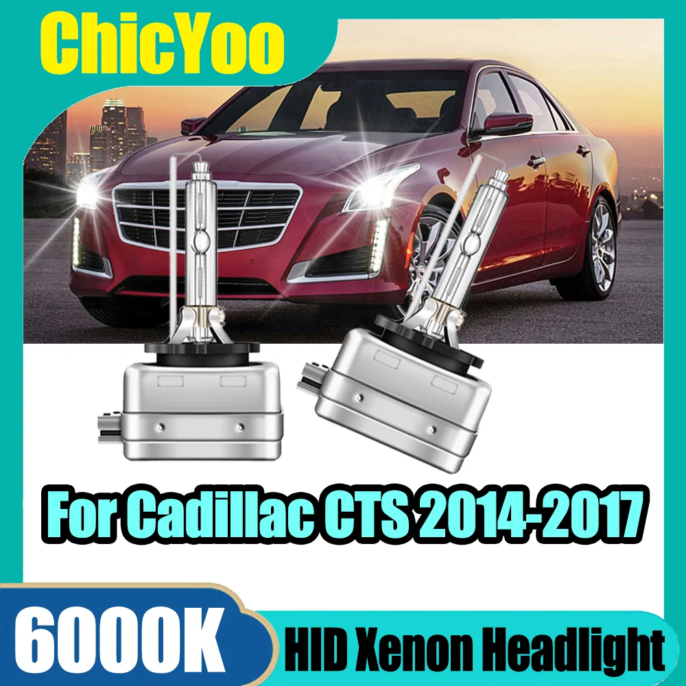 

2PCS High Power 35W D3S HID Xenon Headlight Bulbs Car Headlamps 12V 24V Auto Lights 6000K For Cadillac CTS 2014 2015 2016 2017