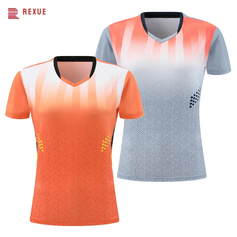 Unisex Tischtennis Trikot 2024 brandneue Kurzarm Badminton Kleidung Männer Frauen High-End-Lauf T-Shirt Uniform Workout trägt