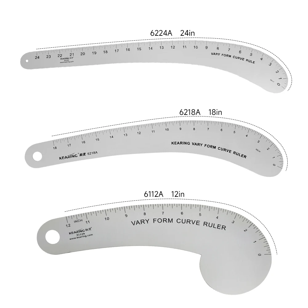 Kearing Vary Form Curve Herrscher Nähmuster Luftfahrt Aluminium Schneider Herrscher Schul bedarf Modedesign