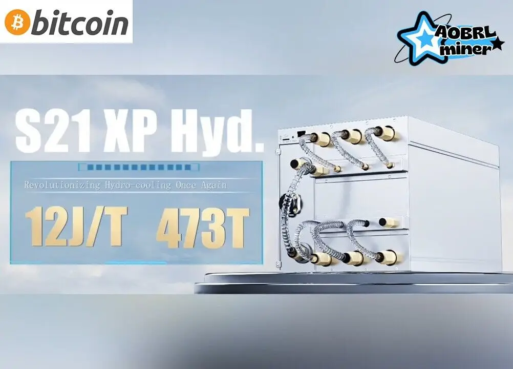 AD BUY  BUY 2 GET 1 FREE New BITMAIN Antminer Bitcoin BTC Miner S21 XP Hyd 473T 5676W Hydro-cooling Miner