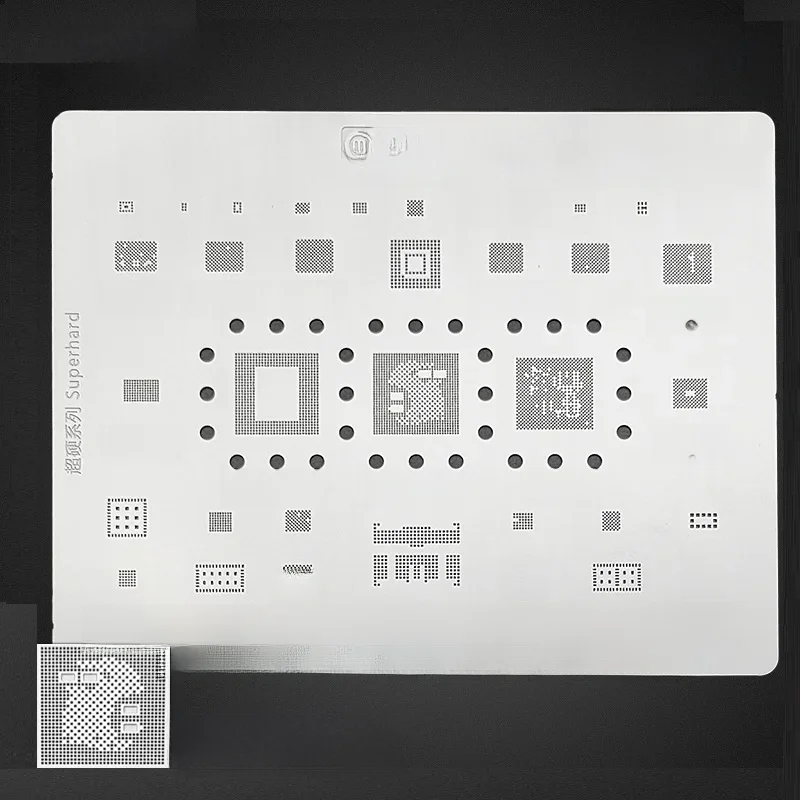 0.12mm Amaoe MI:10 BGA Reballing Stencil dla SM7150 RAM SM8150 CPU XIAOMI 9 K20 Series Narzędzia do naprawy telefonów — zdjęcie 2