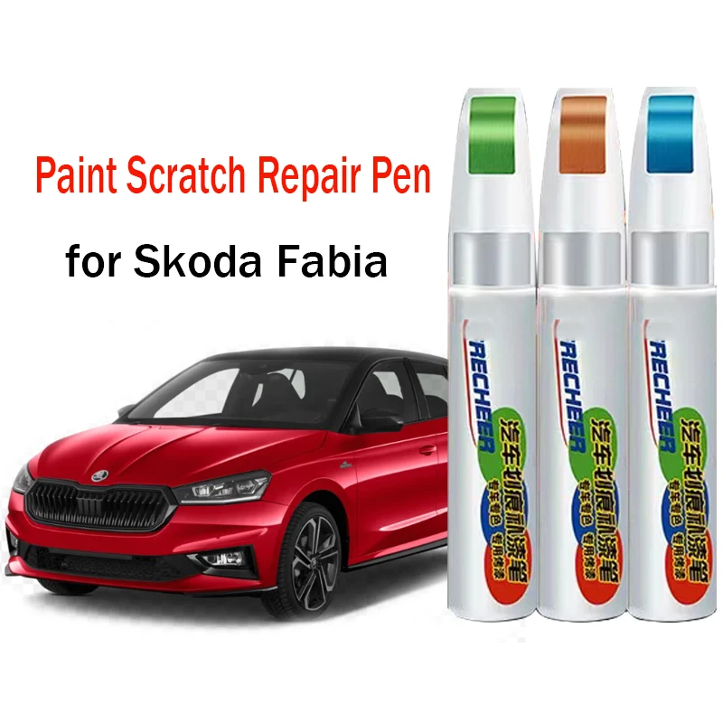 Car Paint Pen Scratch Repair Touch-Up Paint Pen for Skoda Fabia Paint Scratch Remover Car Paint Care Accessories