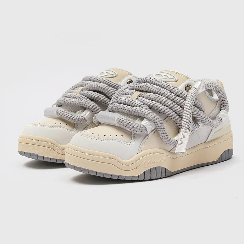 Lacets ronds concepteur hommes chaussures printemps baskets mâle mode jeunesse marée homme chaussures décontractées confort extérieur anti-dérapant marche