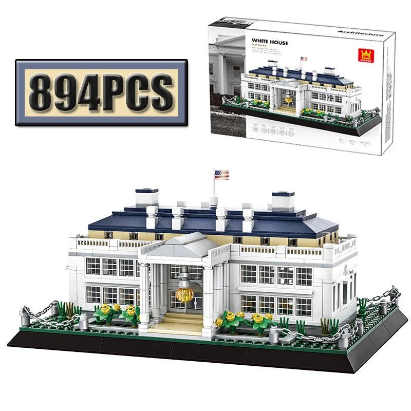 set-de-bloques-de-construccion-moc-894pcs-casa-blanca-de-washington-modelo-educativo-diy-de-paisaje-urbano-creativo