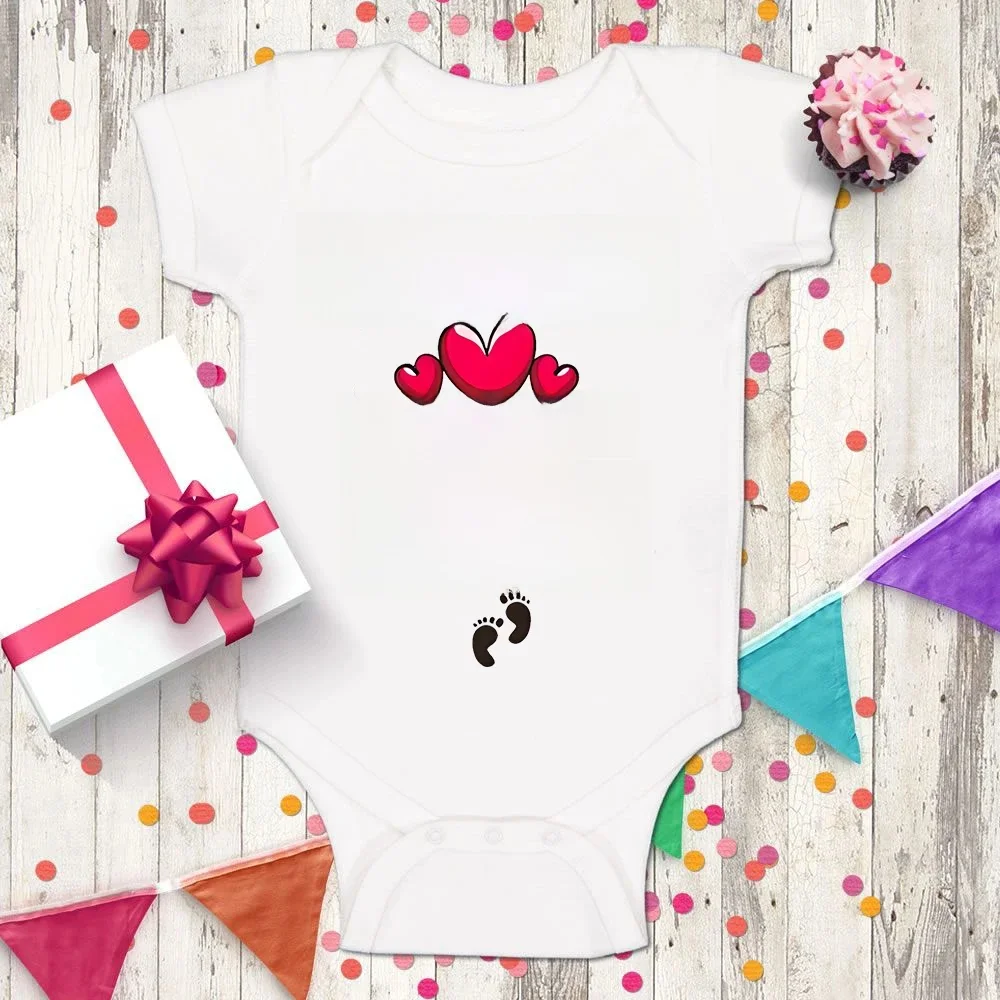 You Are Going To Be A Super Dad Printed Baby Bodysuit Romper Pregnancy Announcement Clothes Infant Short Sleeve Bodysuit Clothes — zdjęcie 2