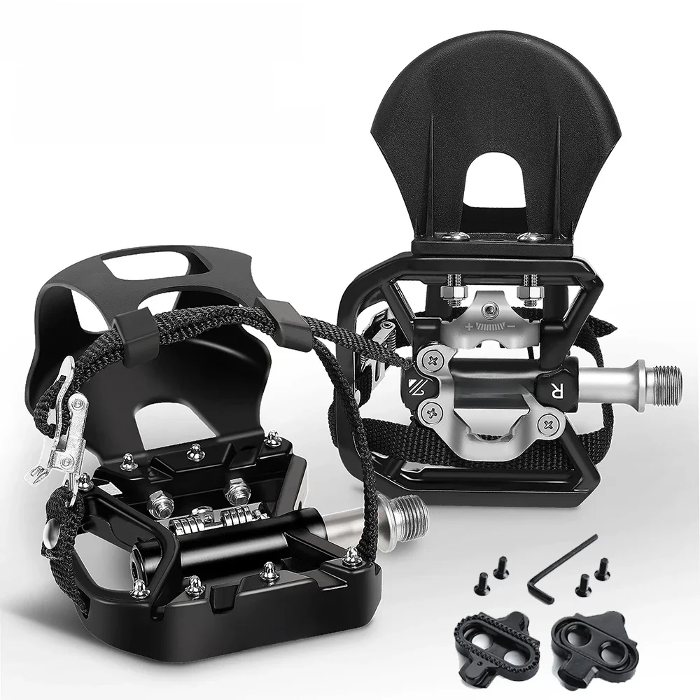 AliExpress BUCKLOS MTB Pedal For SPD System Dual Function Bicycle Self-locking Platform Pedal Dynamic Bike Top Clip Pedals Spin Pedals