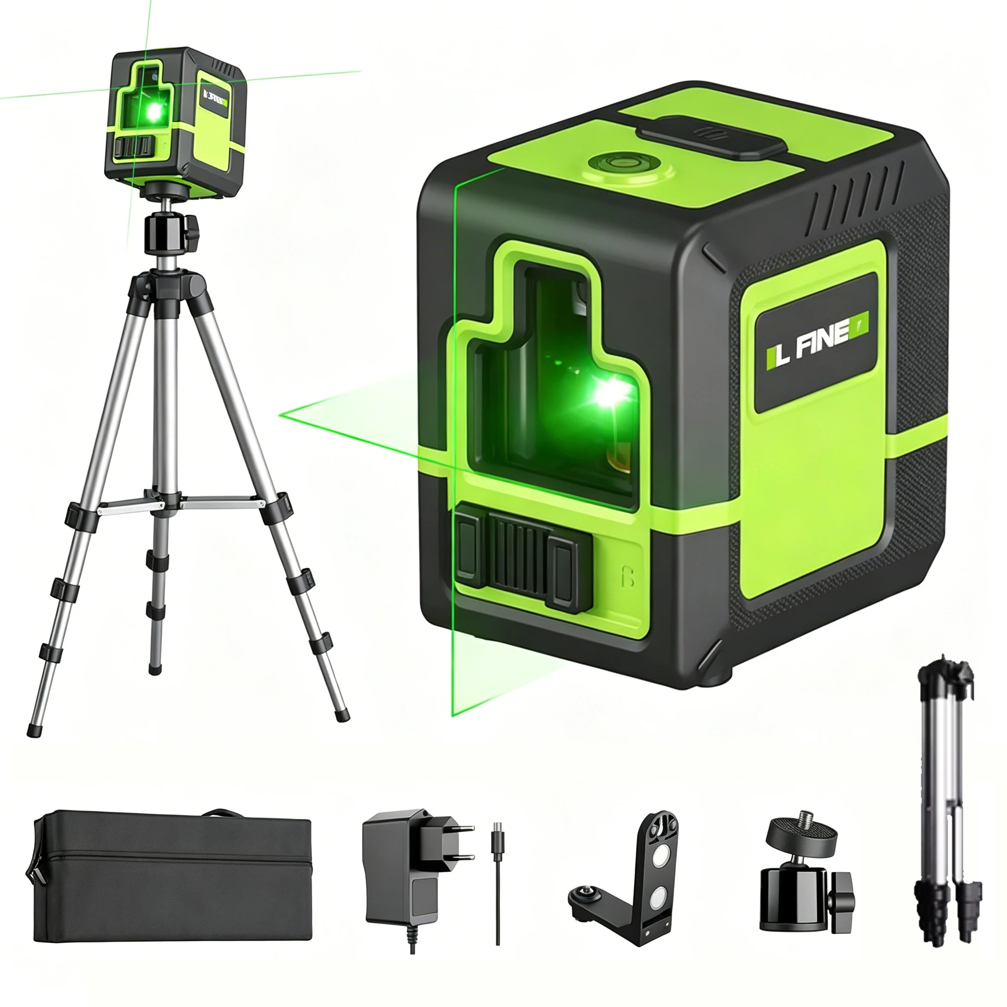 Atualizar nível de laser 2 linhas laser horizontal profissional horizontal vertical laser automático 360 ° ferramenta de autonivelamento