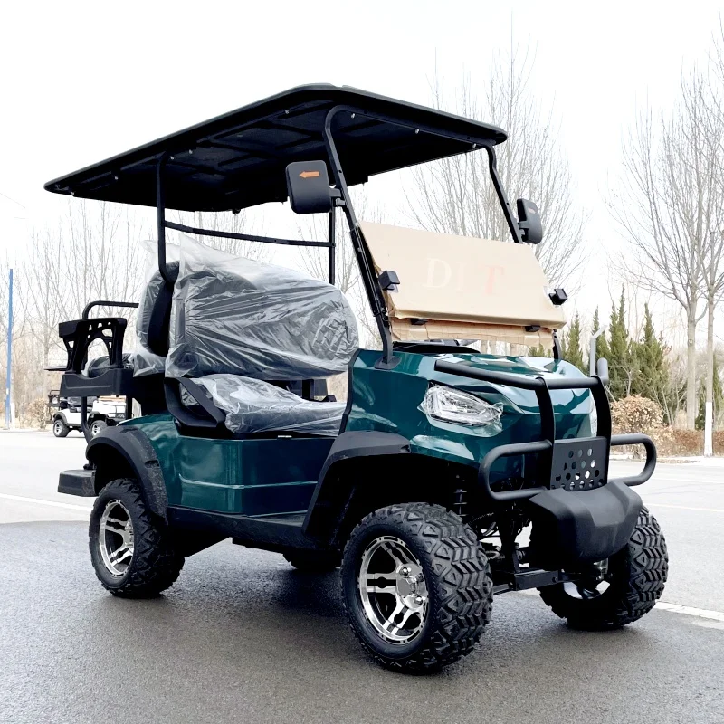 

Роскошный 4-местный внедорожный клубный охотничий автомобиль, солнечная панель, система питания, подъемная литиевая батарея 48 В, электрическая тележка для гольфа