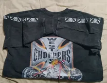 West Coast Choppers West Coast Machete Locomotive Wind Long Beach Vintage Blockbuster Long Sleeve T-Shirt - AliExpress 