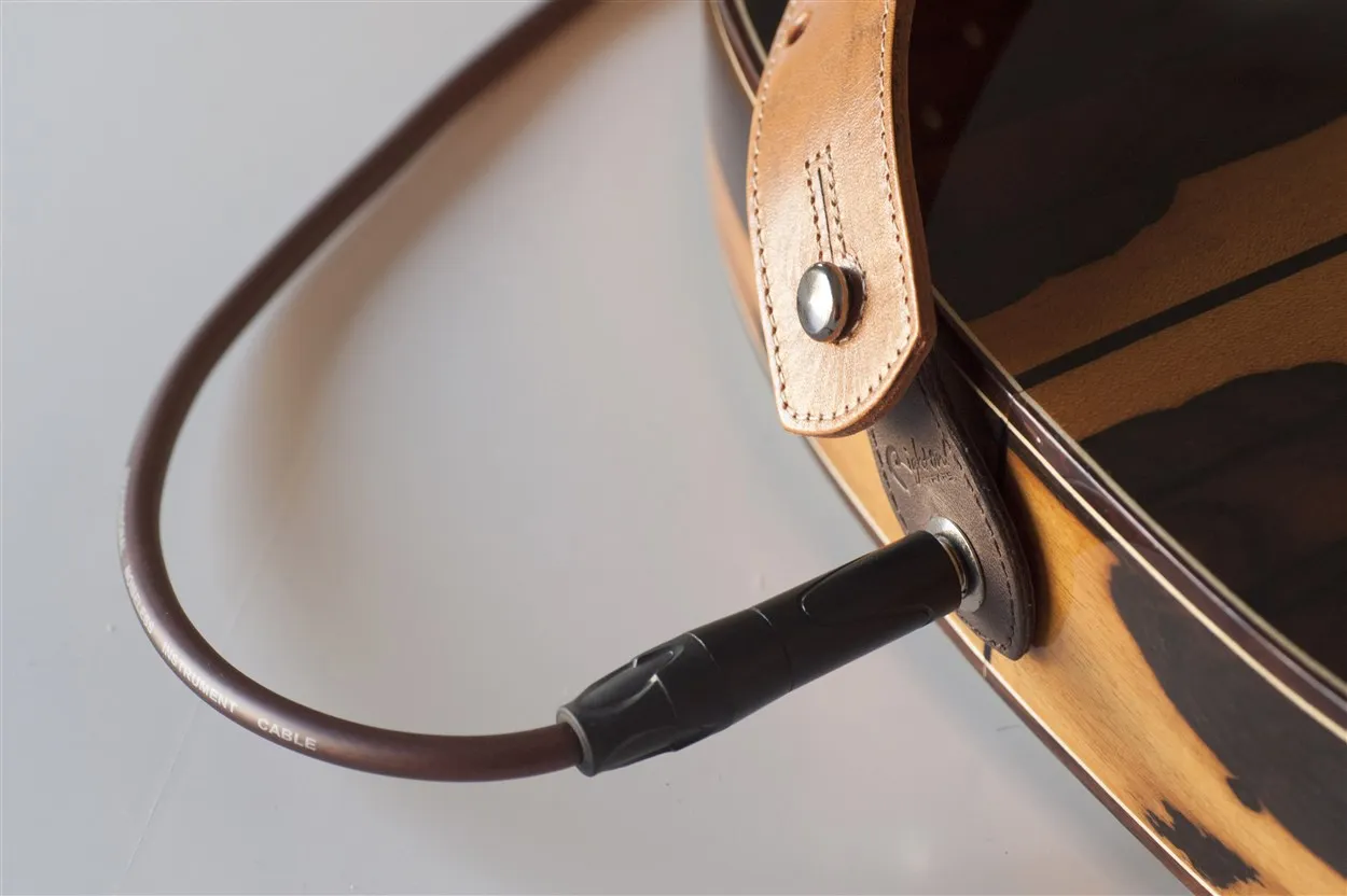 

Right on! Strap End Pin Jack Guitar Straplink Genuine Leather, Made in Spain