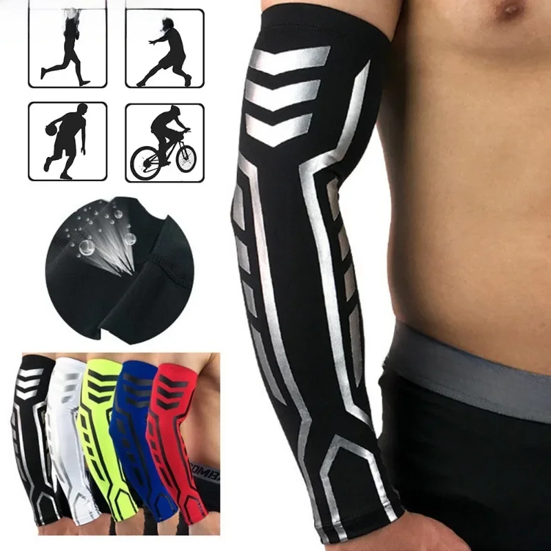 AliExpress 1Pcs Sports Compression Arm Sleeves/Warmers for Running, Cycling, Running, Basketball,