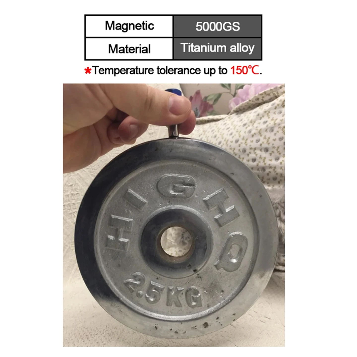 Magnetischer Ölablassschraube aus Titanlegierung, Ölsumpfmutter M12 x 1,25 M12 x 1,5 M12 x 1,75 M14 x 1,5, wiederverwendbarer Permanentmagnetismus, 5000 Gs – Detail 3
