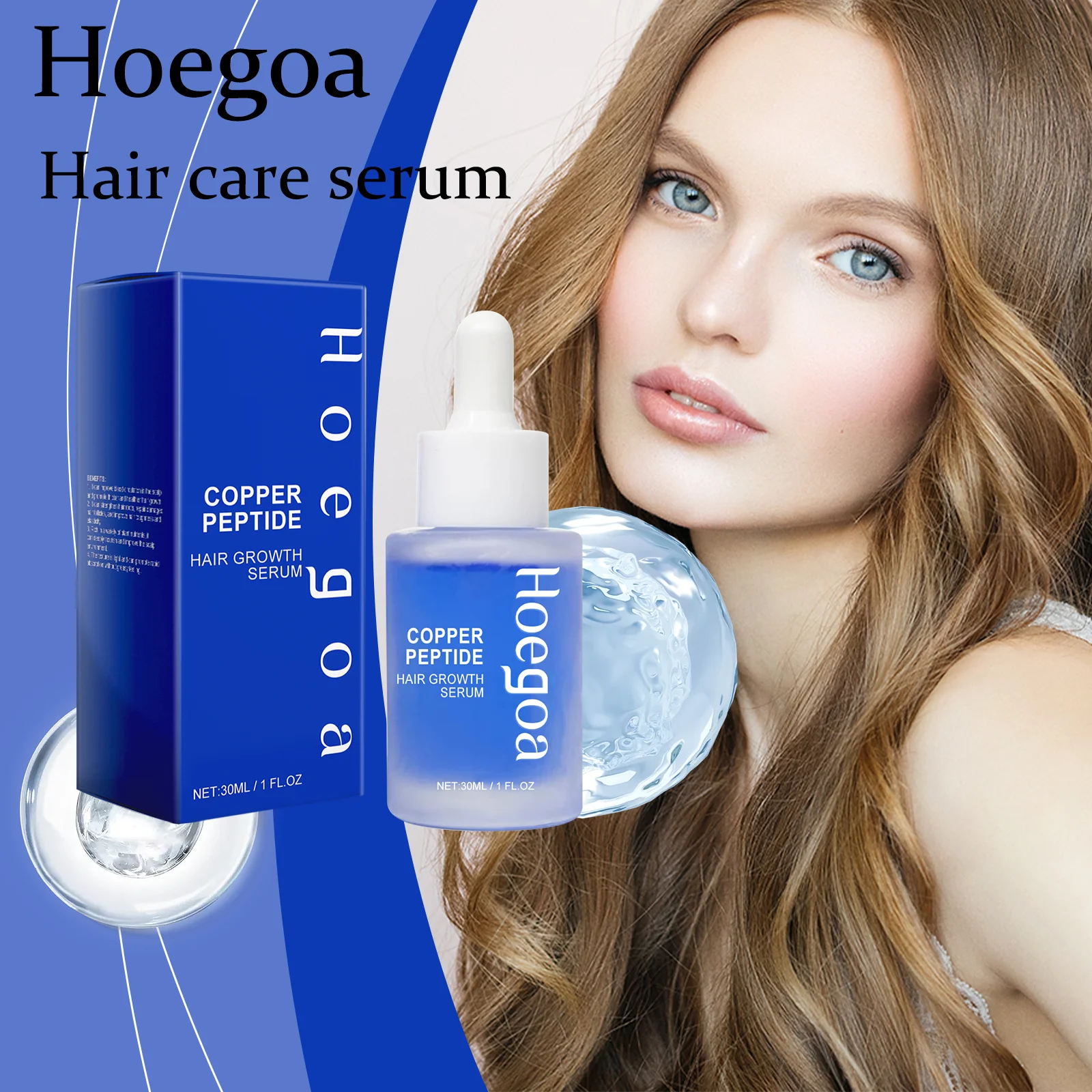 

Сыворотка для волос Hoegoa с медным пептидом, глубоко питательная сыворотка для кожи головы, способствующая кровообращению, улучшает рост волос, насыщенная питательная сыворотка для волос