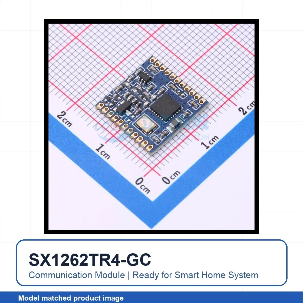 2pcs SX1262TR4-GC SMD 15x15mm transceiver 433MHz GFSK FSK RF Wireless Communication Module for Smart Home System