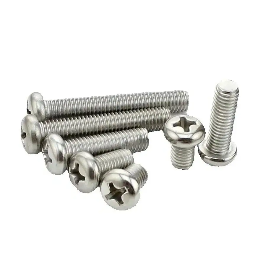 100 قطعة M4 فيليبس الصليب راحة مسامير مستديرة الرأس الفولاذ المقاوم للصدأ 304 A2 البراغي للأجهزة والأدوات #3