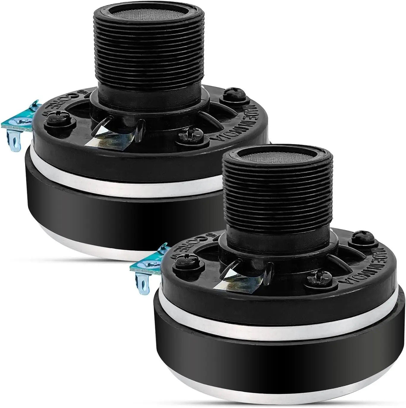 5 Core Compression Driver 200W Peak Power Aluminum Tweeter Diaphragm 8 Ohm Horn Speaker 5C-D26 2PCS