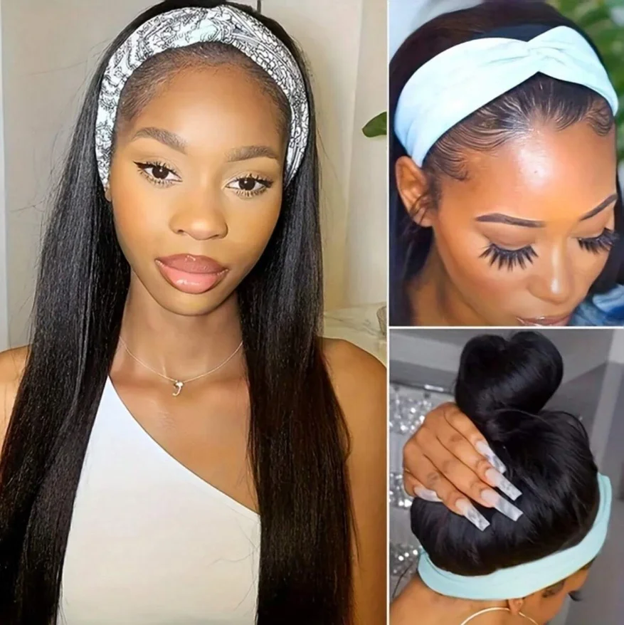 Thumbnail 2 - #71 Best Selling Human Hair Headband Wigs