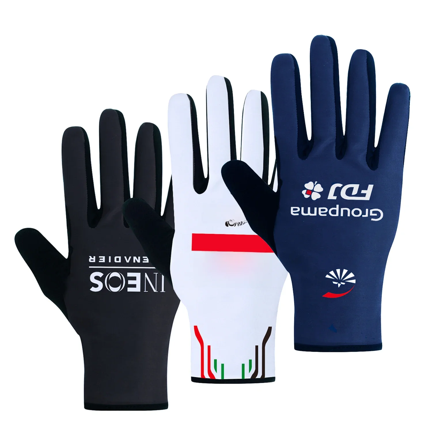 AliExpress Autumn Winter 2025 Cycling Gloves FDJ Team Full Finger Men Women Ropa INEOS Bike Gloves Sports