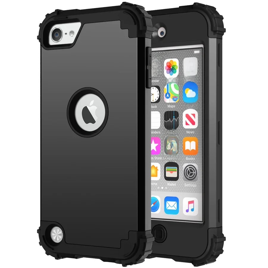 Étui de protection robuste et résistant aux chocs, hybride, de haute qualité, pour iPod Touch 7/Touch 6/Touch 5