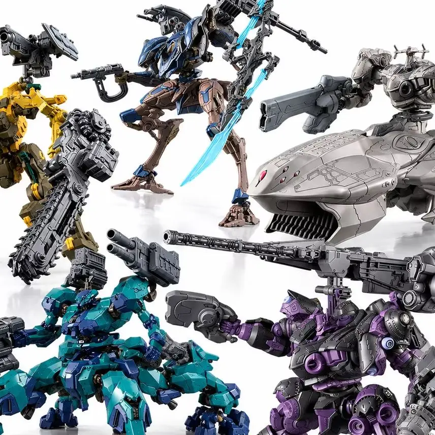Bandai Original 30MM Armored Core VI Milk Tooth Liger Tail Steel Haze VE-40A Open Faith Assembly Model Kit Action Figures Toys
