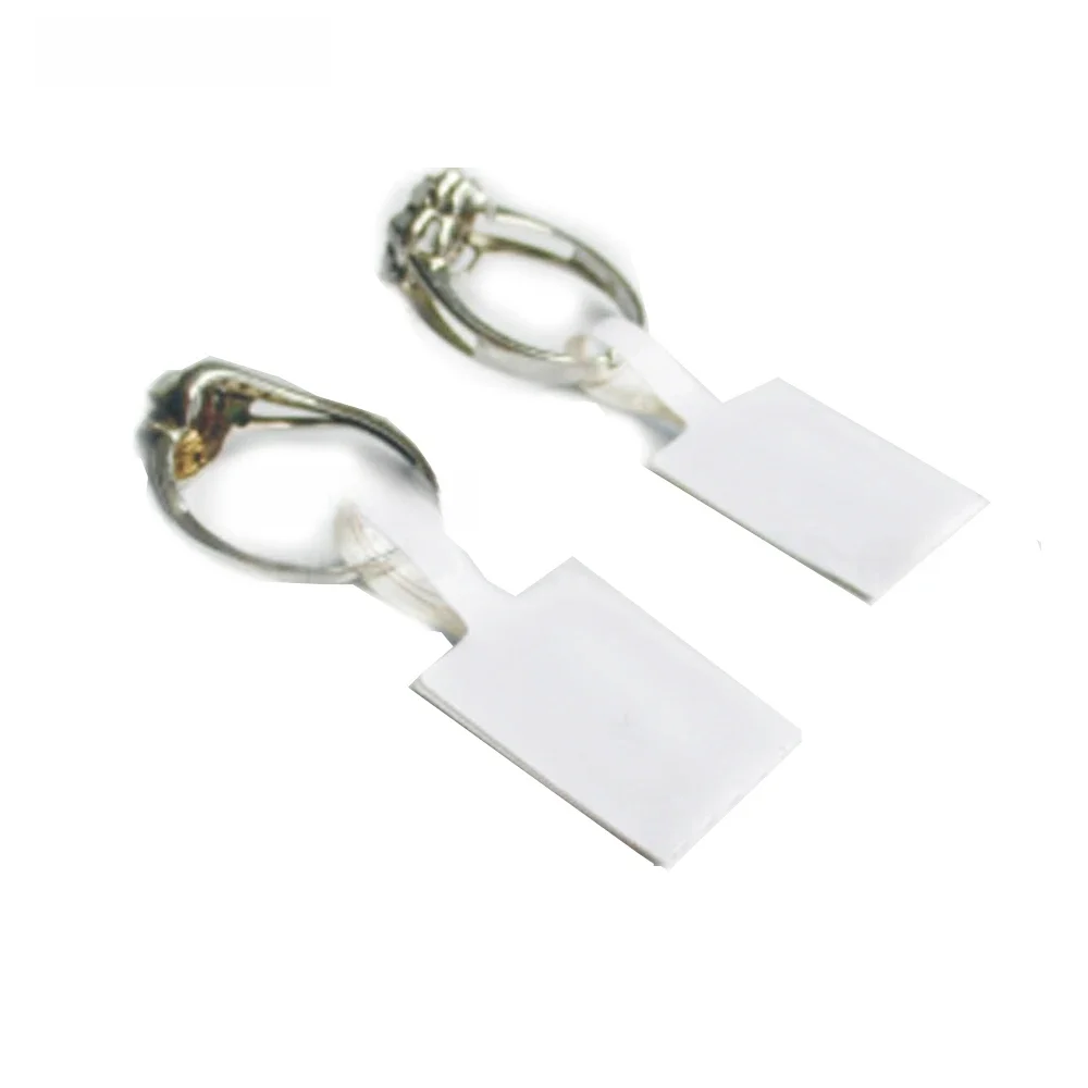 100 RFID UHF pçs/lote MR6 chipset Jóias etiqueta EPC C1G2 branco Etiqueta de papel lable Tag para